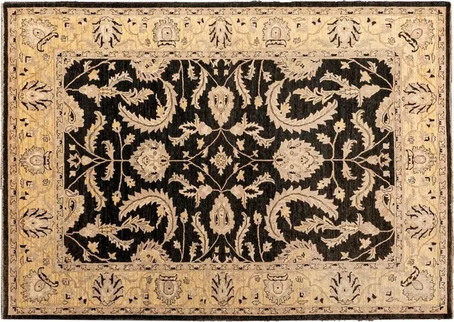 Handwoven rug No. 007, 9′ × 12′