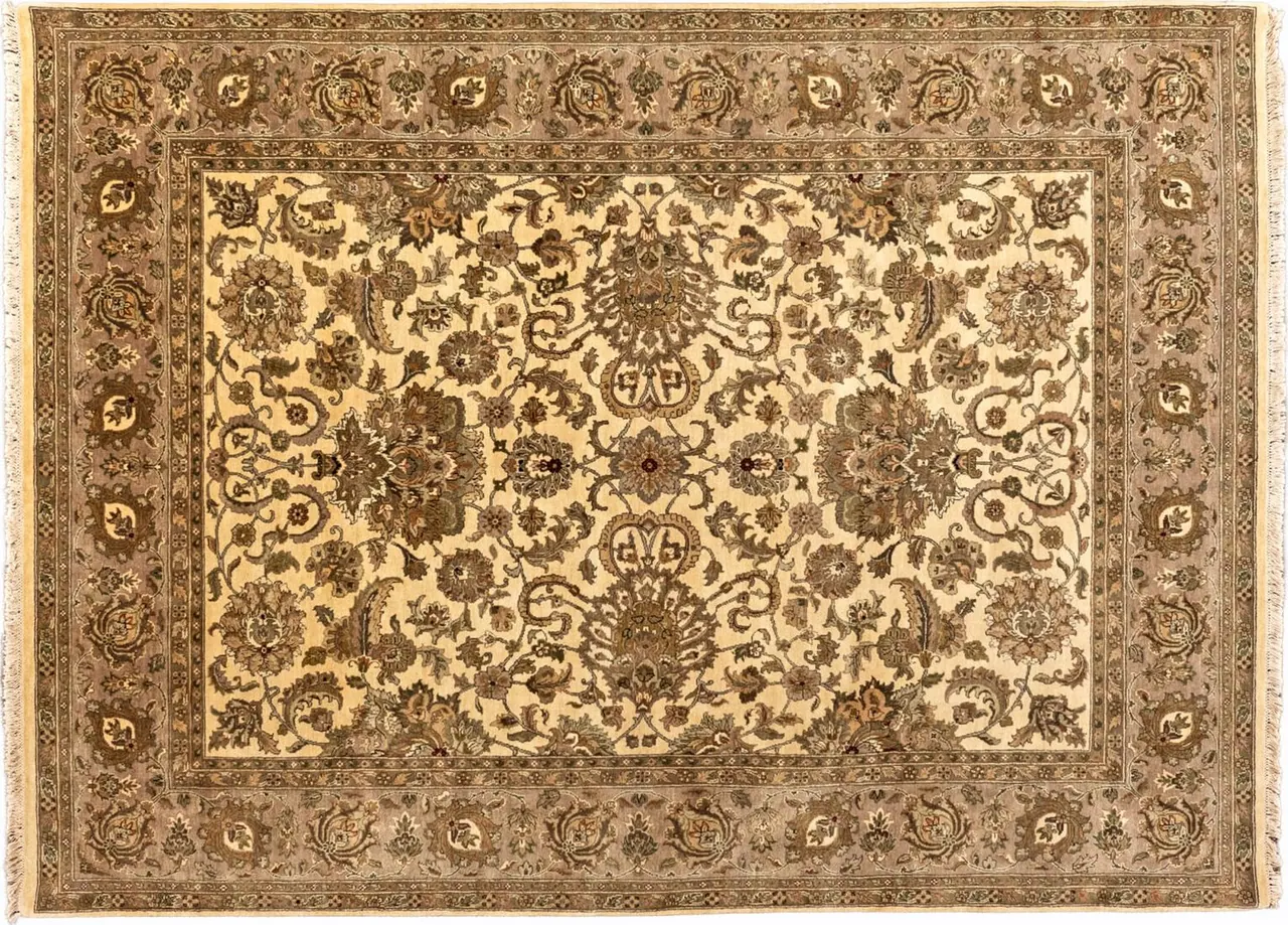 Handwoven rug No. 008, 9′ × 12′, viewed from above