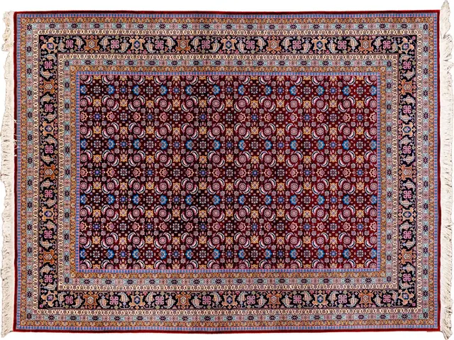 Handwoven rug No. 011, 9′ × 12′
