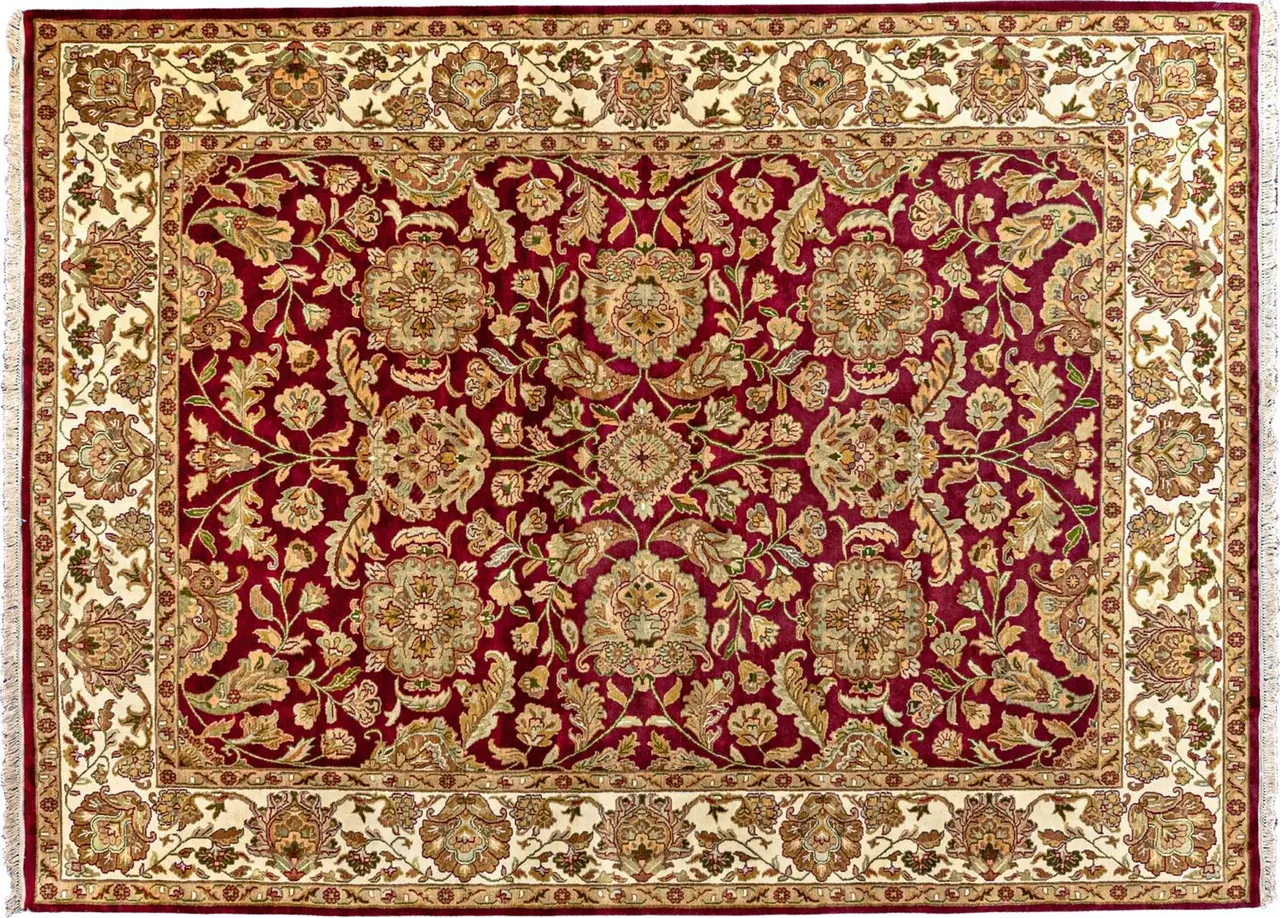 Handwoven rug No. 012, 9′ × 12′, viewed from above