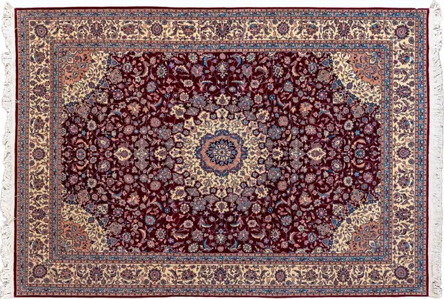 Handwoven rug No. 014, 9′ × 12′
