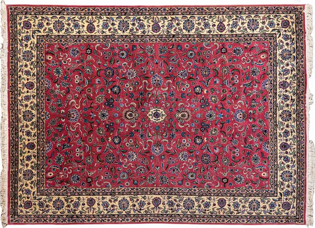 Handwoven rug No. 019, 9′ × 12′