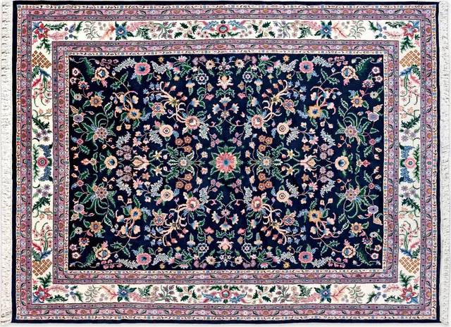 Handwoven rug No. 020, 9′ × 12′