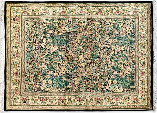 Handwoven rug No. 023, 9′ × 12′