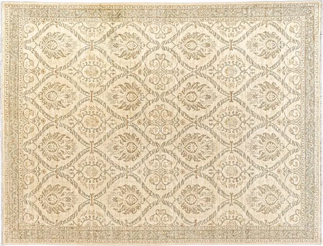 Handwoven rug No. 050, 9′ × 12′