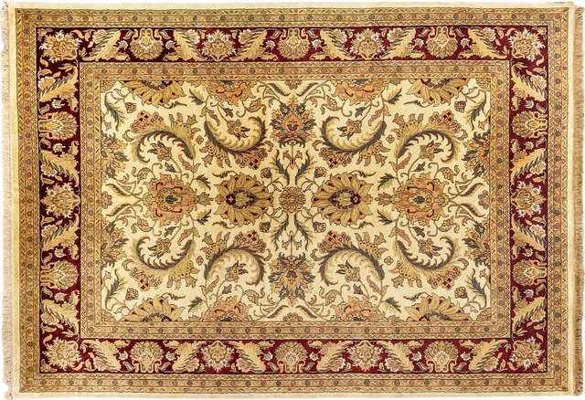 Handwoven rug No. 054, 9′ × 12′