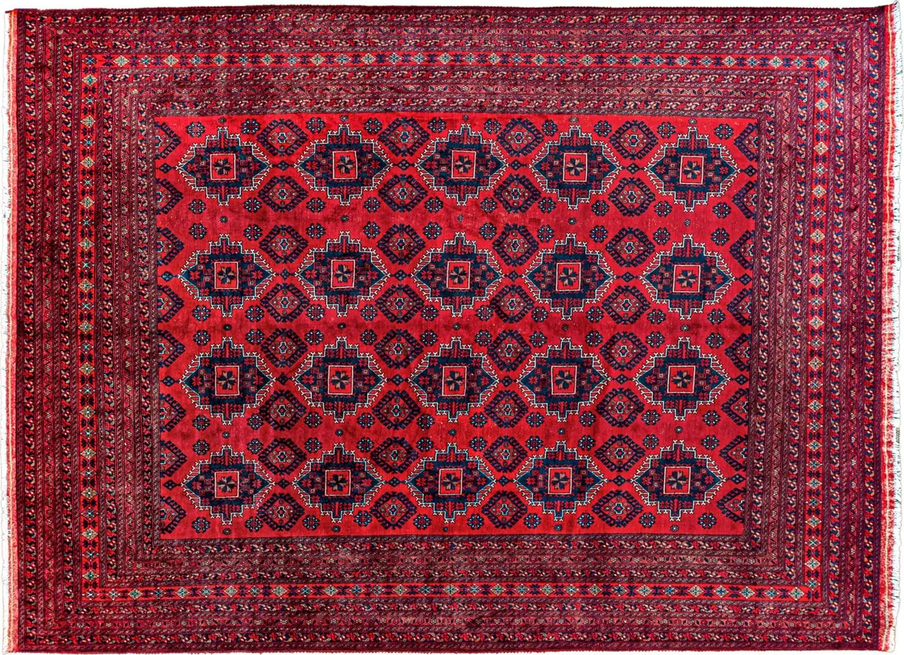 Handwoven rug No. 074, 10′ × 14′, viewed from above