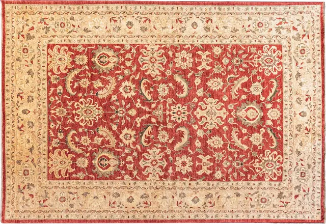 Handwoven rug No. 091, 10′ × 14′