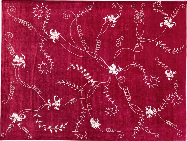 Handwoven rug No. 093, 10′ × 14′