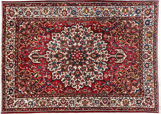 Handwoven rug No. 112, 10′ × 14′