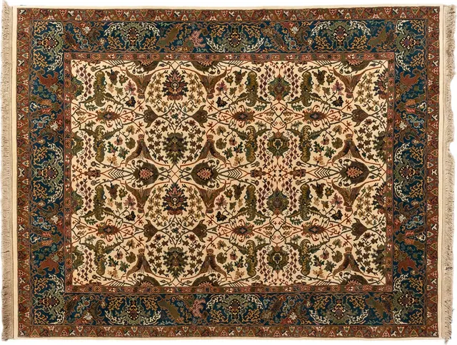 Handwoven rug No. 141, 8′ × 10′