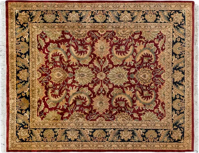 Handwoven rug No. 142, 8′ × 10′