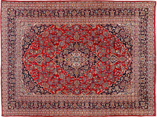 Handwoven rug No. 204, 8′ × 10′
