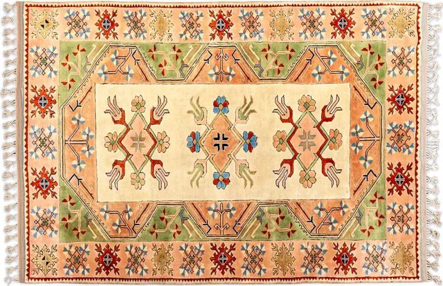 Handwoven rug No. 243, 8′ × 10′