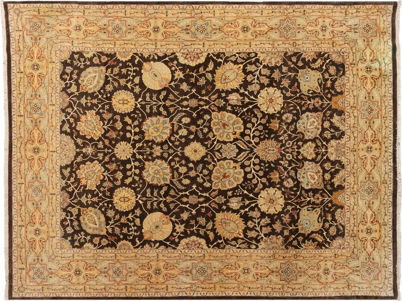 Handwoven rug No. 247, 8′ × 10′, viewed from above