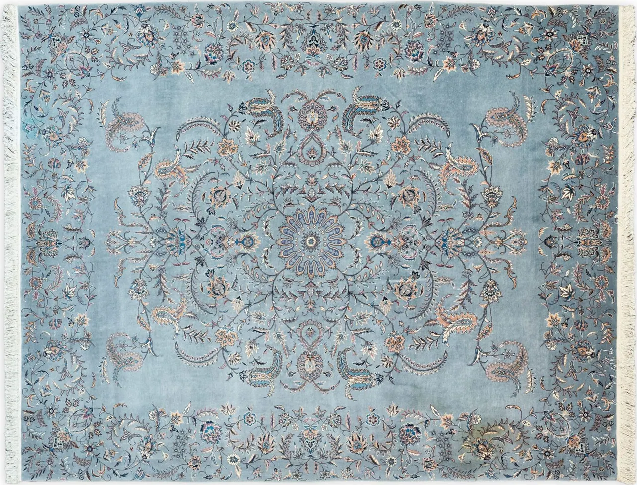 Handwoven rug No. 249, 8′ × 10′, viewed from above