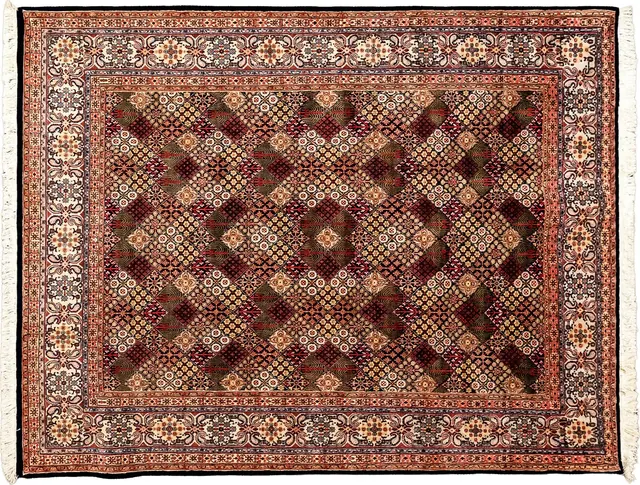 Handwoven rug No. 256, 8′ × 10′