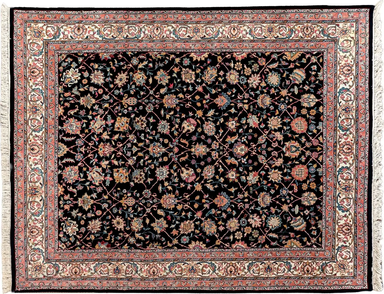 Handwoven rug No. 259, 8′ × 10′, viewed from above