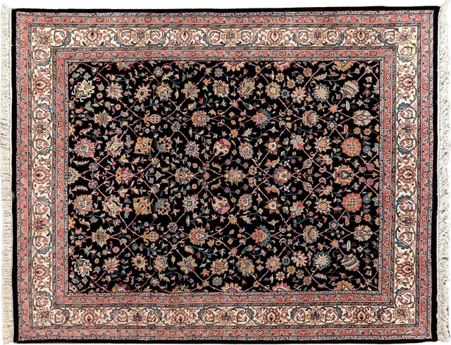 Handwoven rug No. 259, 8′ × 10′
