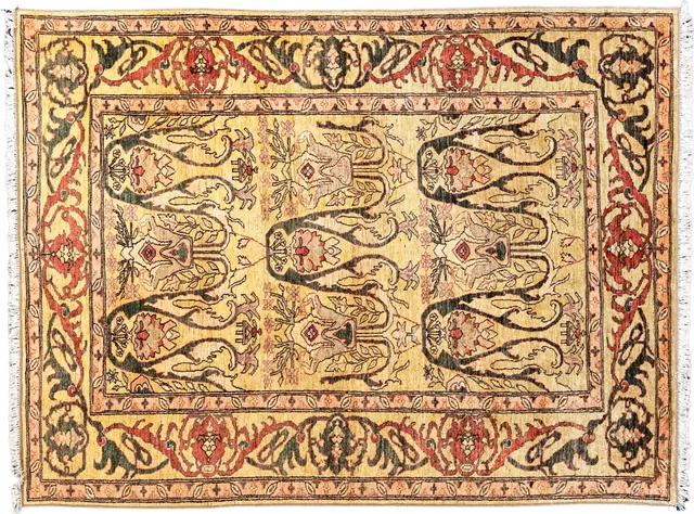 Handwoven rug No. 264, 8′ × 10′