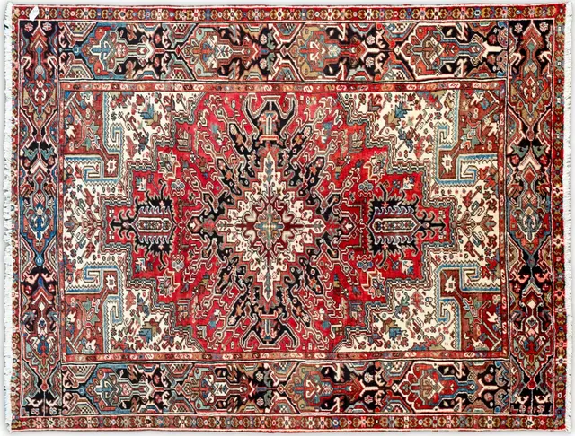 Handwoven rug No. 265, 8′ × 10′