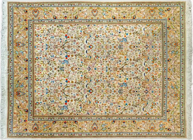 Handwoven rug No. 268, 8′ × 10′