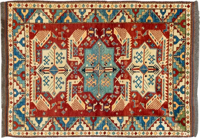 Handwoven rug No. 554, 5′ × 7′