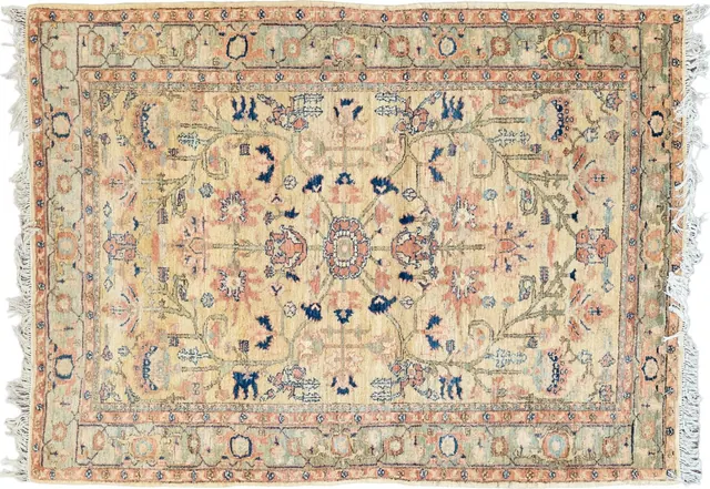 Handwoven rug No. 574, 5′ × 7′