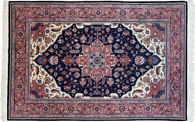 Handwoven rug No. 603, 6′ × 9′