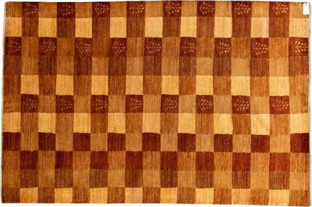 Handwoven rug No. 631, 6′ × 9′