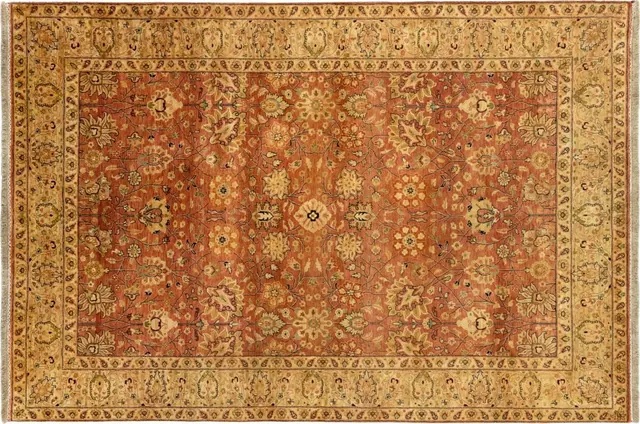 Handwoven rug No. 635, 6′ × 9′