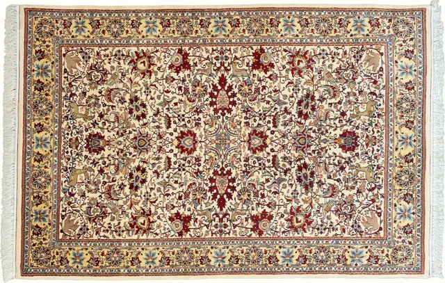 Handwoven rug No. 663, 6′ × 9′