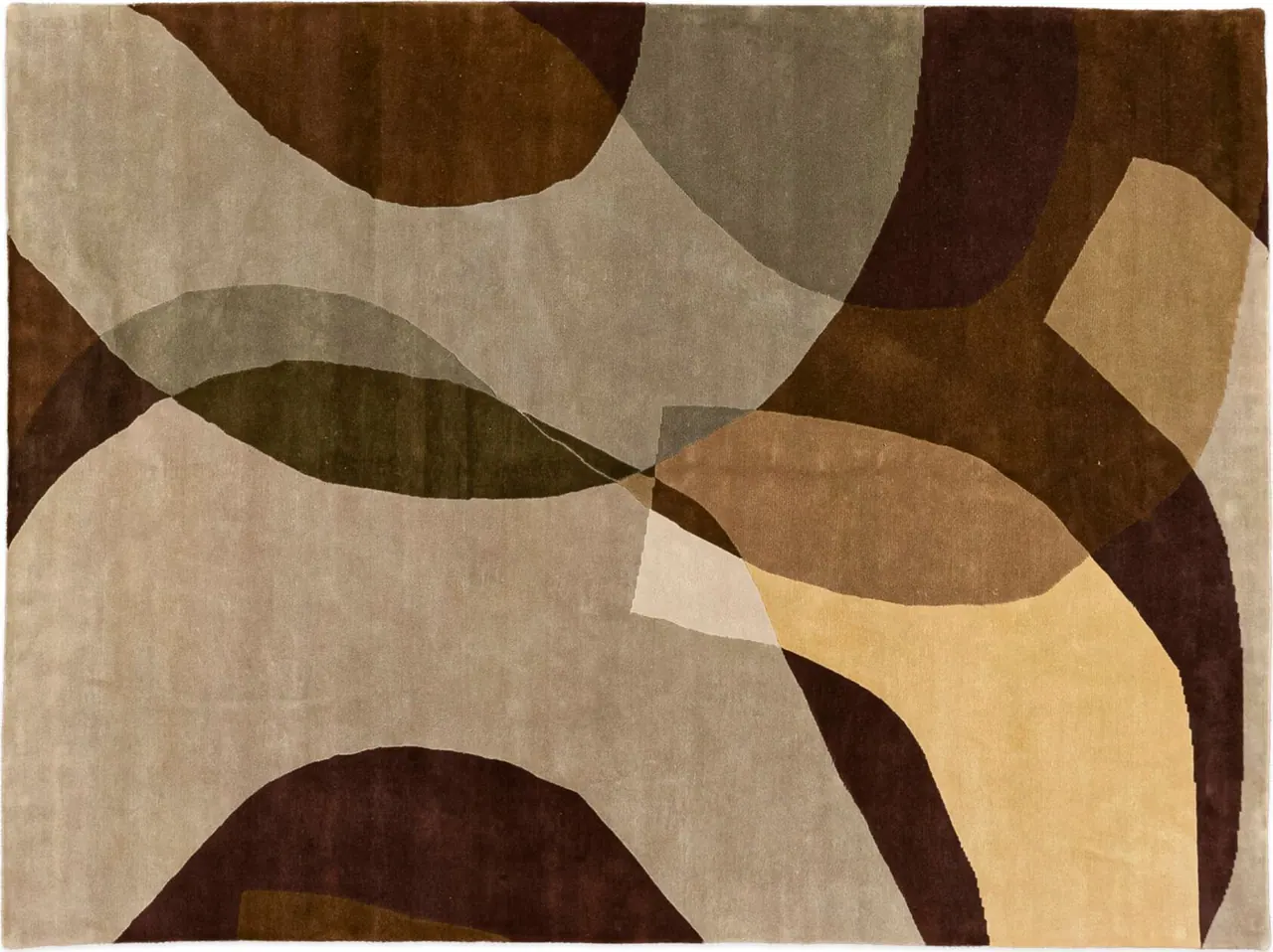 Handwoven rug No. D-M-S-5, 8′ × 10′, viewed from above