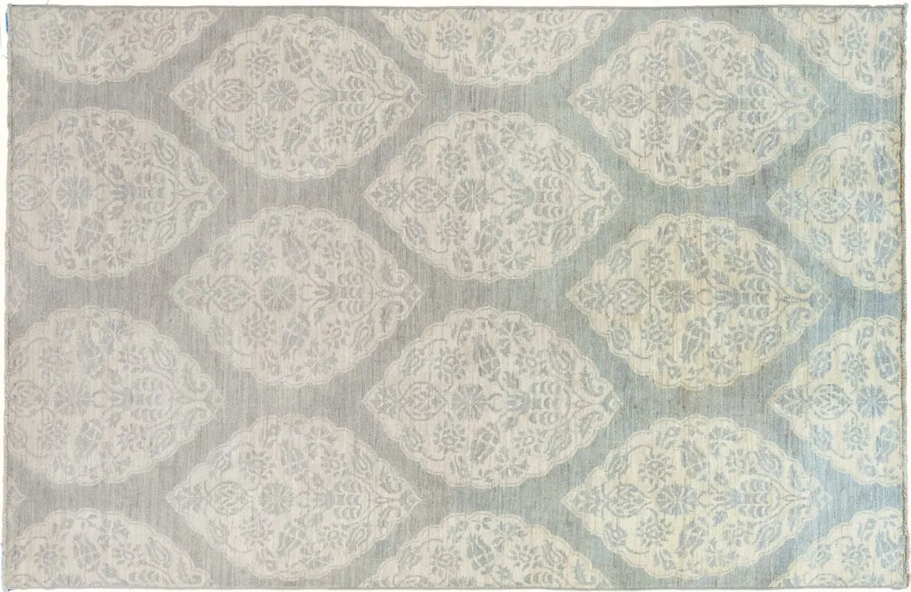 Handwoven rug No. RA13-66, 6′ × 9′, viewed from above